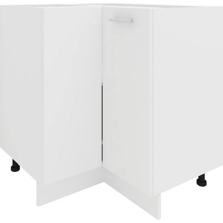VCM Küchenmöbel Unterschrank Esilo 918666 Weiß H. 82 x B. 76 x T. 76 cm