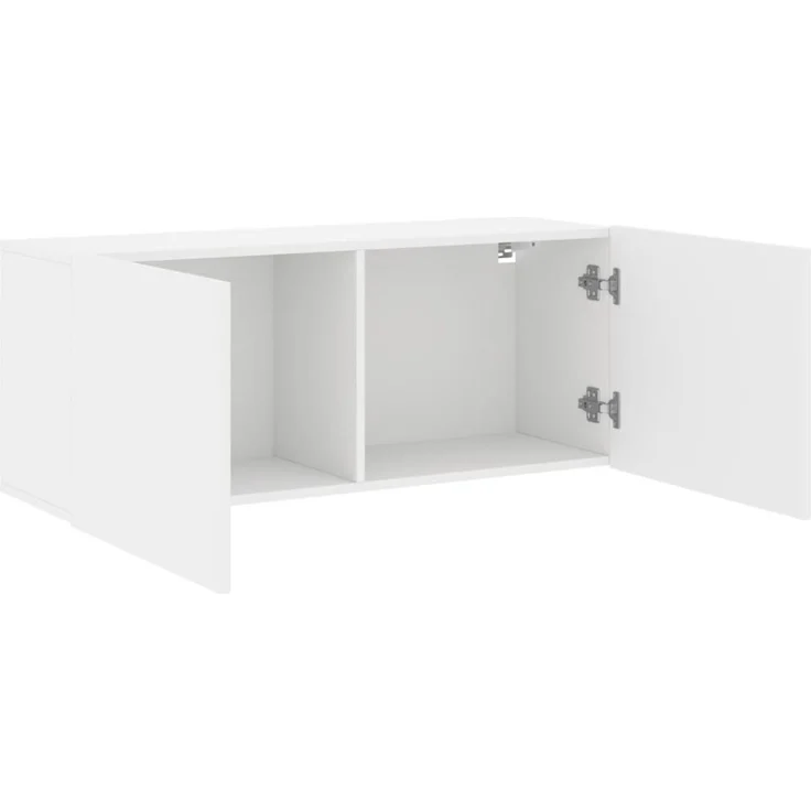 TV-Wandschrank, TV Hängeboard Hängeschrank Weiß 100x30x41 cm – Bild 5