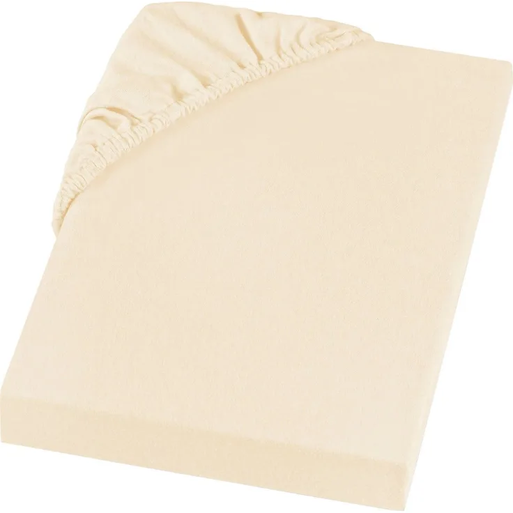 Setex REFIBRA Feinbiber Spannbettlaken creme 200 x 200 cm