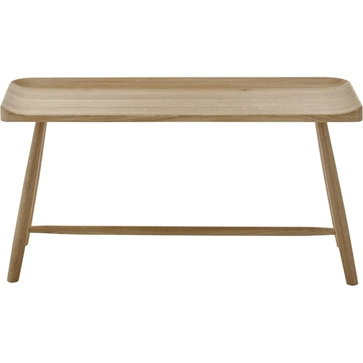 Garderoben-Set >BANTRY< in naturfarben, Eiche massiv geölt - 95x45x35cm (BxHxT) – Bild 2