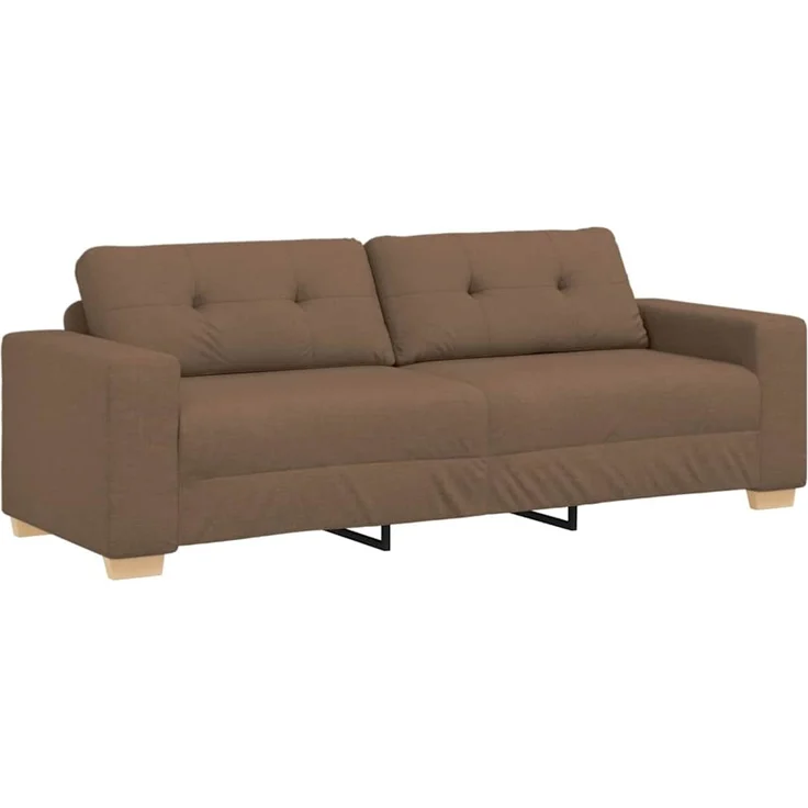 vidaXL 3-Sitzer-Sofa Braun 180 cm Stoff 4105092 – Bild 2