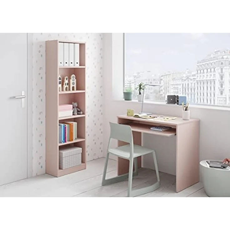 habeig Kinderregal Bücherregal Standregal Regal Aktenschrank 180x52cm, Made in Spain – Bild 2