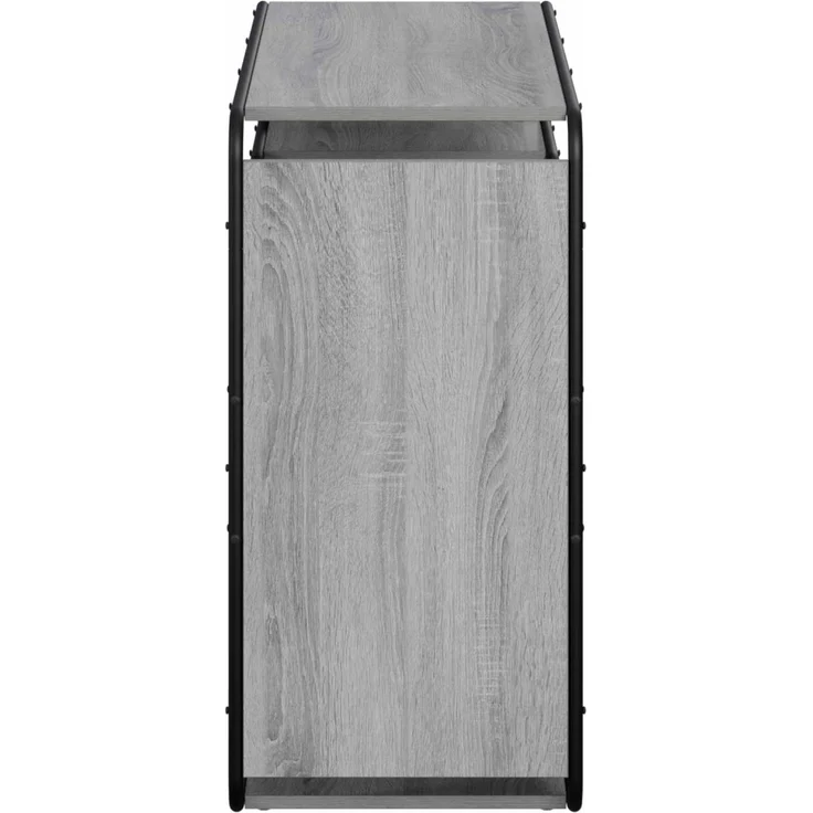 vidaXL Sideboard Sonoma-Grau 98 x 37,5 x 75,5 cm Holzwerkstoff 8007915 – Bild 4