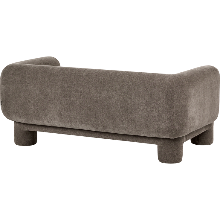 Sofa 3-Sitzer HOGBO Stoff Braun – Bild 5