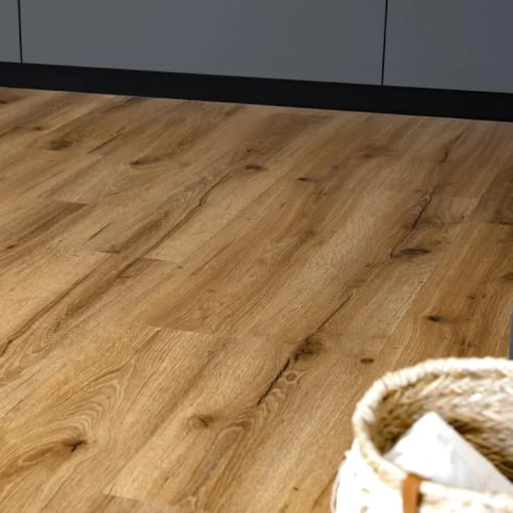 HOME DELUXE Klick-Vinylboden mit Trittschall ROMIA Eiche - 5 m² – Bild 3