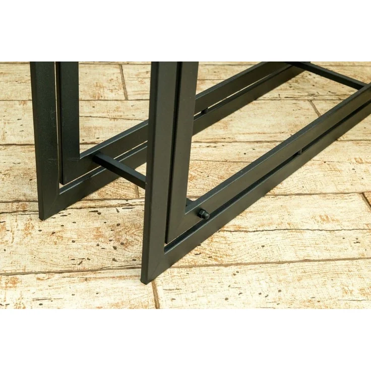 Kaminholzregal Square Kaminholzständer 70cm Holzkorb Kaminholzhalter Holzregal – Bild 4