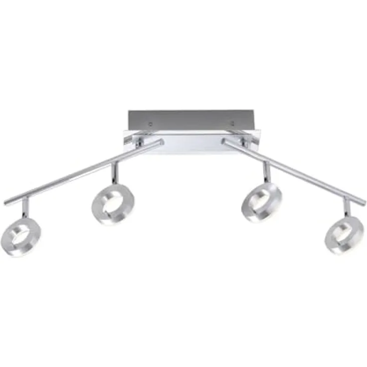 SILEDA Paul Neuhaus Deckenleuchte, aluminium matt 4xLED-Board 6W 3000K Badleuchte, IP4410933