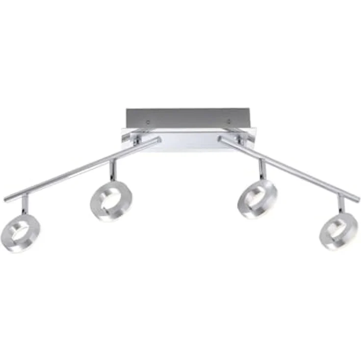 SILEDA Paul Neuhaus Deckenleuchte, aluminium matt 4xLED-Board 6W 3000K Badleuchte, IP4410933 – Bild 1