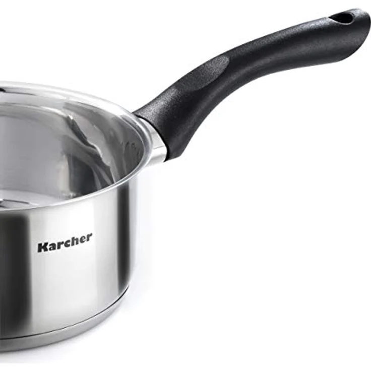 Karcher Topf-Set Mia 4-teilig, Edelstahl (4-tlg), inkl. 3 Glasdeckel, Induktion – Bild 6