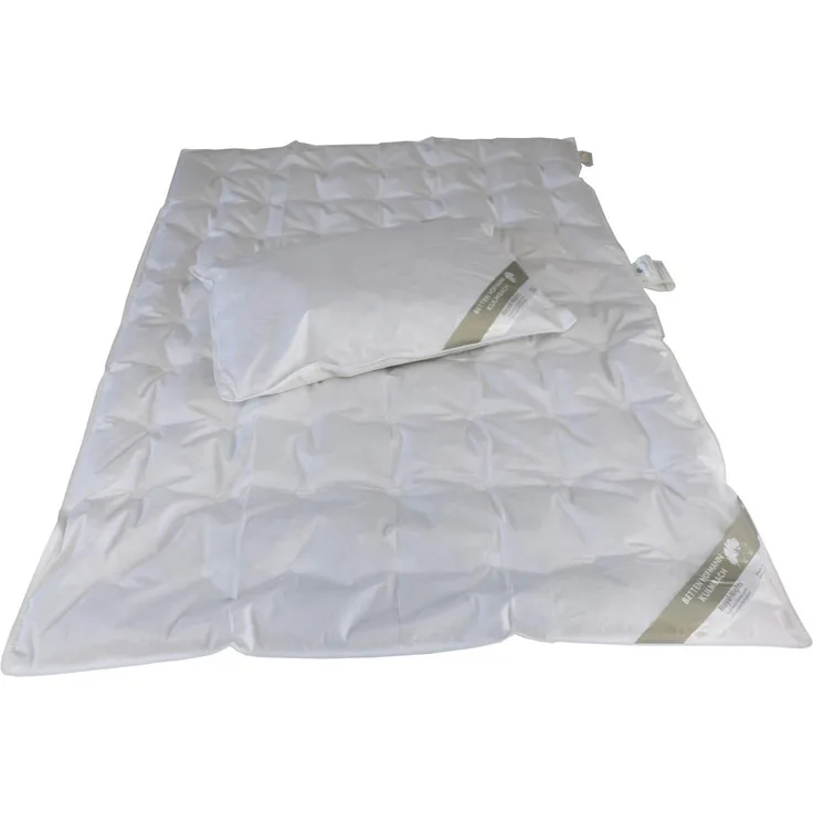 Betten Hofmann Kinder Sommer Set Daunendecke 100x135 + Kissen 40x60 100% Daunen