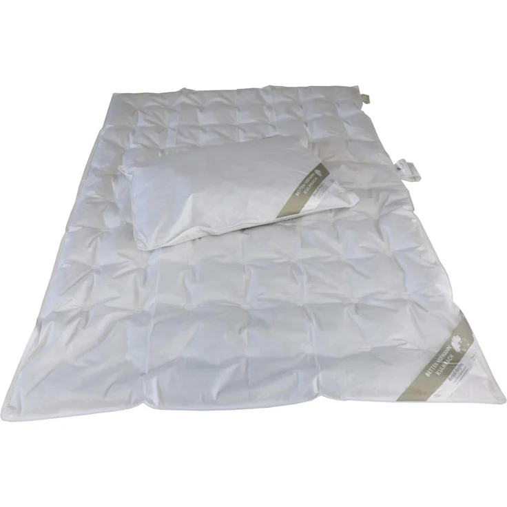 Betten Hofmann Kinder Sommer Set Daunendecke 100x135 + Kissen 40x60 100% Daunen – Bild 1