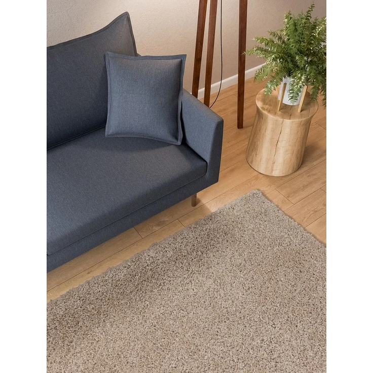 Interiyou Hochflor-Teppich Sofia, Rechteckig, Höhe: 31 mm, Teppich Wohnzimmer, Schlafzimmer, Kunstfell, Fellteppich, Rutschfest – Bild 2