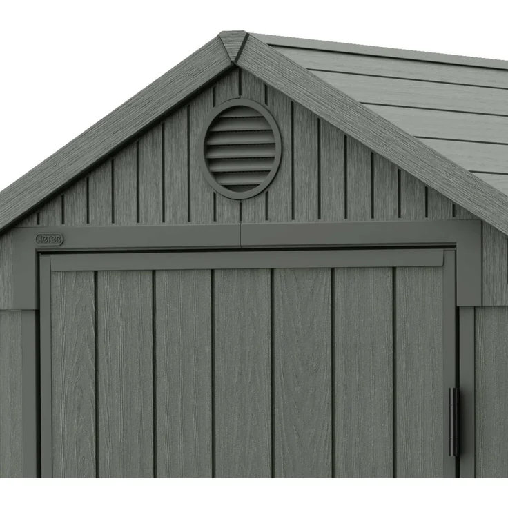 Dmora Gartenhaus Osoyoos, Gartenhütte, Gartenhaus, Werkzeugschuppen, 124x117 h205 cm, Grün – Bild 5