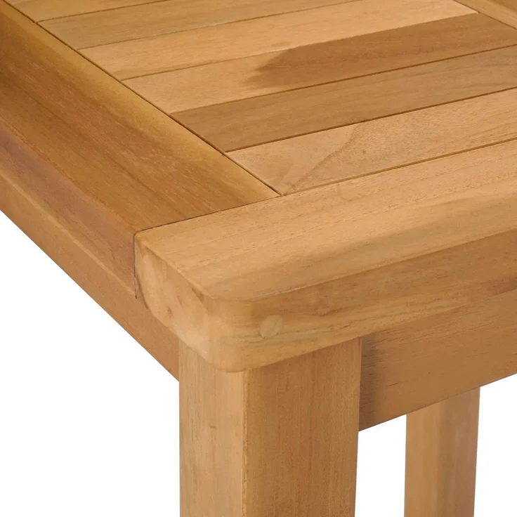 vidaXL Outdoor Bar Set 3 stk. Natur 60 x 60 x 105 cm Massivholz Teak 3422497 – Bild 6