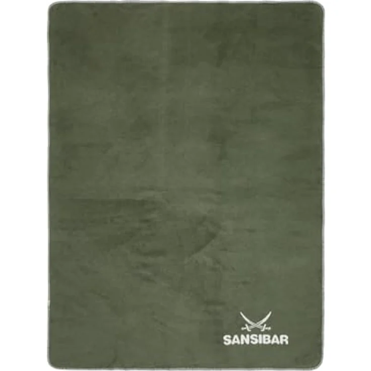 Sansibar 'Doubleface' Wohndecke, Baumwollmischgewebe grün, 150 x 200 – Bild 2