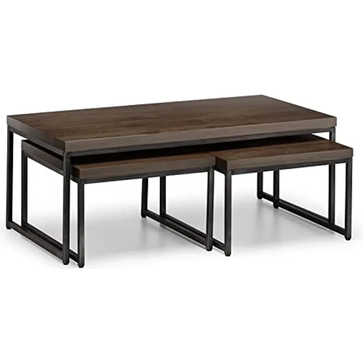 Julian Bowen Brooklyn Satztische, dunkle Eiche