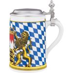 Seltmann Weiden Bayern Bierkrug mit Deckel 0,75 l - DS