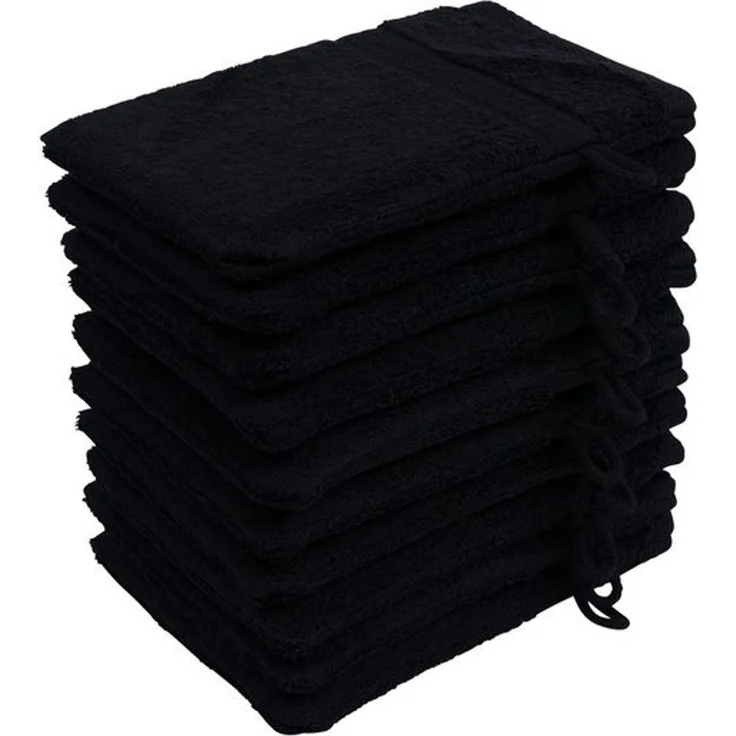 Hometex Premium Textiles Waschhandschuh in Premium Qualität 500 g/m², Feinster Frottier-Stoff 100% Baumwolle, (10er Set), weich, saugfähig, extra schwer & flauschig - TEST BILD TOP MARKE 2025 – Bild 4