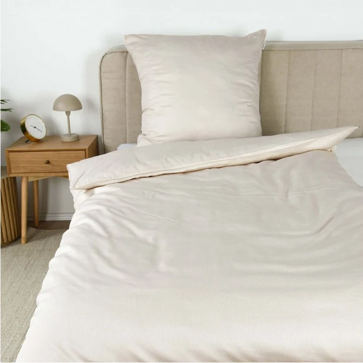 TOM TAILOR HOME Bettwäsche FINE STRIPES, Satin, 2 teilig, new bedroom, gewebtes Label – Bild 1