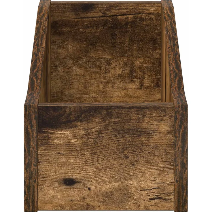 vidaXL LP Plattenbox Räuchereiche 18 x 32 x 18 cm Holzwerkstoff 8012802 – Bild 4