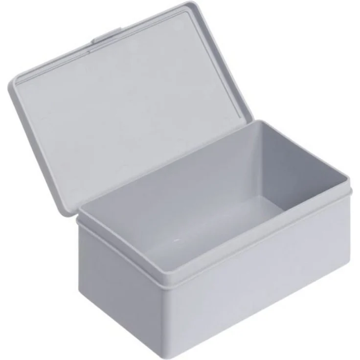 ALUTEC München Aufbewahrungsbox Alutec 66018 Scharnierdose (L x B x H) 136 x 87 x 55 mm Grau 1 St. – Bild 1