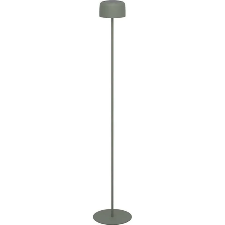 EGLO Solar Stehlampe Roccanova, Akku Standleuchte für Innen und Außen, Wohnzimmer Lampe touch dimmbar in 3 Stufen, Solarlampe aus Stahl in Grün, warmweiß, IP44 – Bild 4