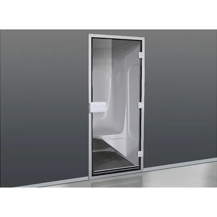 Vente-unique - MYLOO Hammam Acryl Weiß - B 127 cm x H 220 cm x L 134 cm