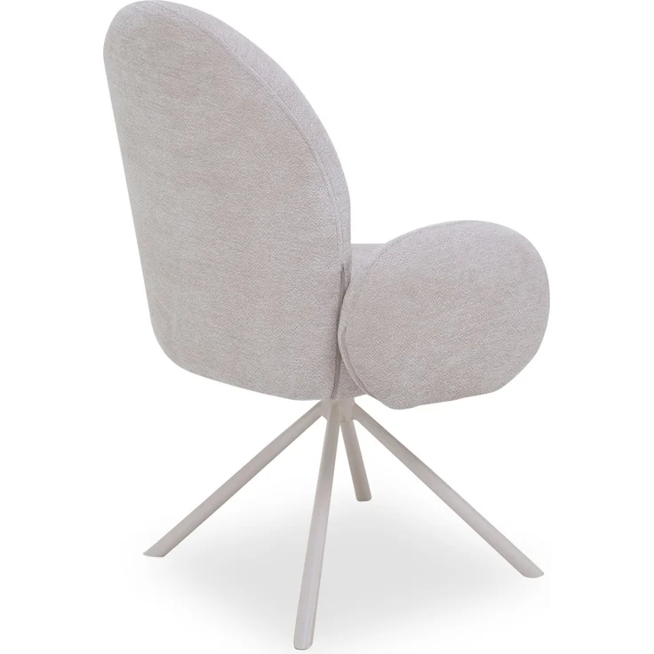 Polsterstuhl SANSIBAR FREDERIKSTAD LBH 61x65x91.50 cm weiß Esszimmerstuhl Freischwinger Schwingstuhl – Bild 3