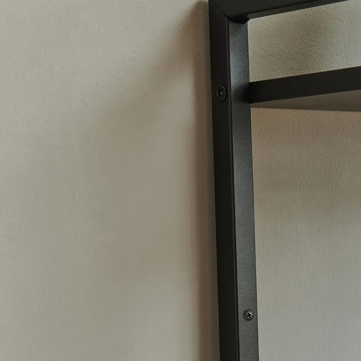 Toilettenregal Ljukhobro 164x64x20 cm Schwarz [en. casa] – Bild 5