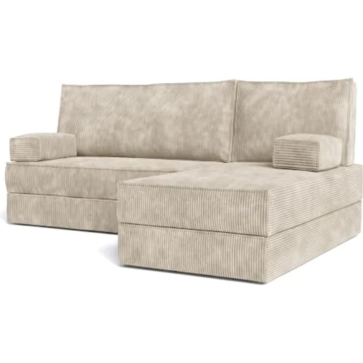 Masseno Ecksofa NOTIA, modulares Boneless Sofa mit Schlaffunktion, 200 cm Breite, POSO 100 Farbvariante – Bild 1