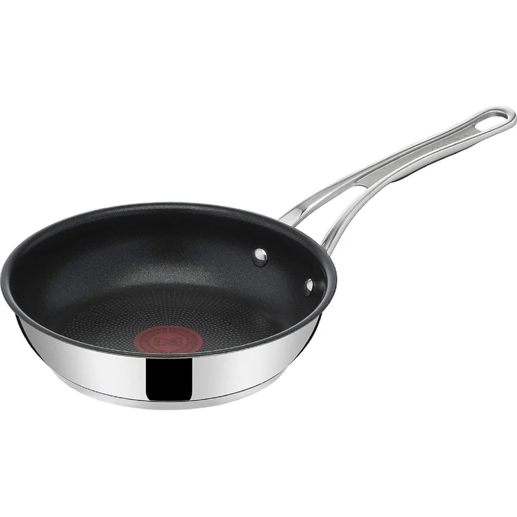 Tefal E30602 Jamie Oliver Cook’s Classic Bratpfanne 20 cm | Antihaftversiegelung | sicher | Thermo-Signal | genieteter Silikon-Griff | induktionsgeeignet | ofenfest | Edelstahl – Bild 1