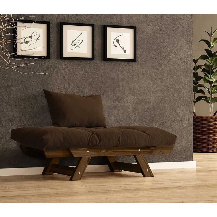 Skye Decor 'CPT8134-140' Garten-Sessel, Walnuss / Braun, 108-140 x 75 cm – Bild 3