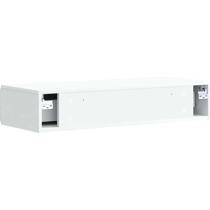 vidaXL Wandmontierter Beistelltisch Weiß 87,5 x 34,5 x 17 cm 898325 – Bild 7