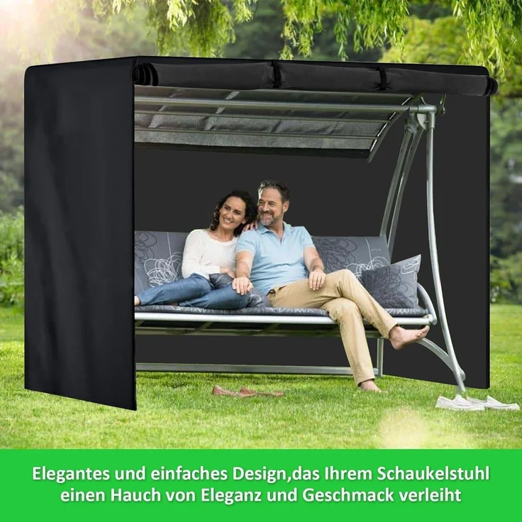 PATWING Hollywoodschaukel Abdeckung 3-4Sitzer 600D Oxford Wasserdicht – Bild 4
