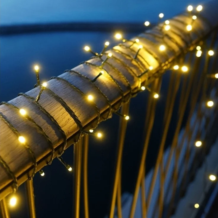 Sirius Easy-Line Batteriekette 200 LED 9 95 m warmweiß