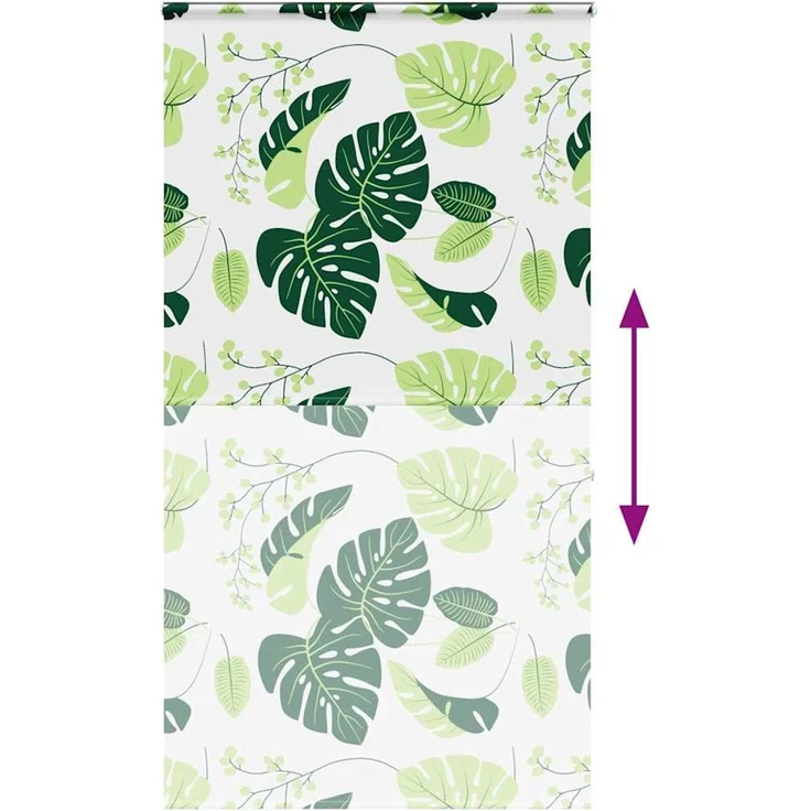 vidaXL Duschrollo mit Kassette 140x240 cm Stoffbreite 136 cm 4014972 – Bild 5