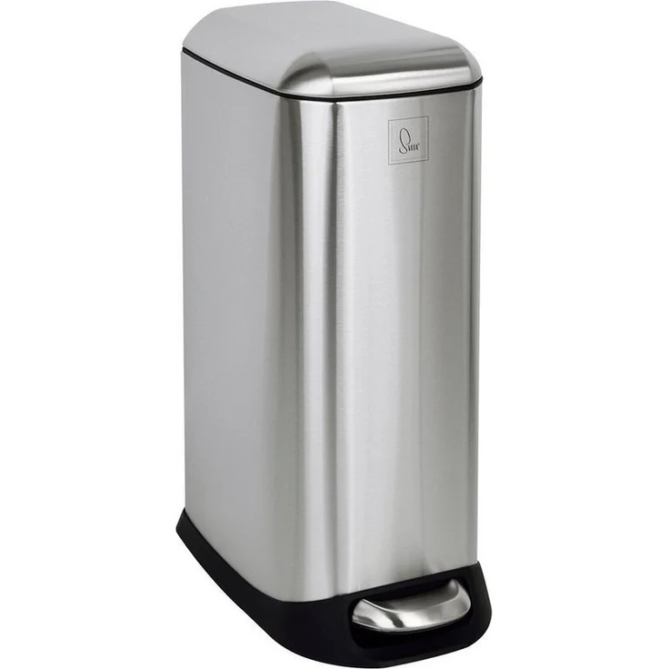 SVITA Mülleimer TS20, Treteimer, Inneneimer, 20L, Edelstahl, Silber – Bild 5