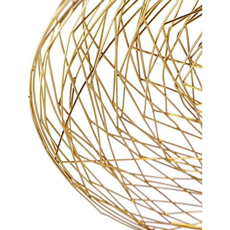 Qazqa Glan Orientalisch Deckenleuchte - Gold, Rund, 40cm, dimmbar, E27 Fassungsgröße, geeignet für Flur, Schlafzimmer und Wohnzimmer – Bild 5