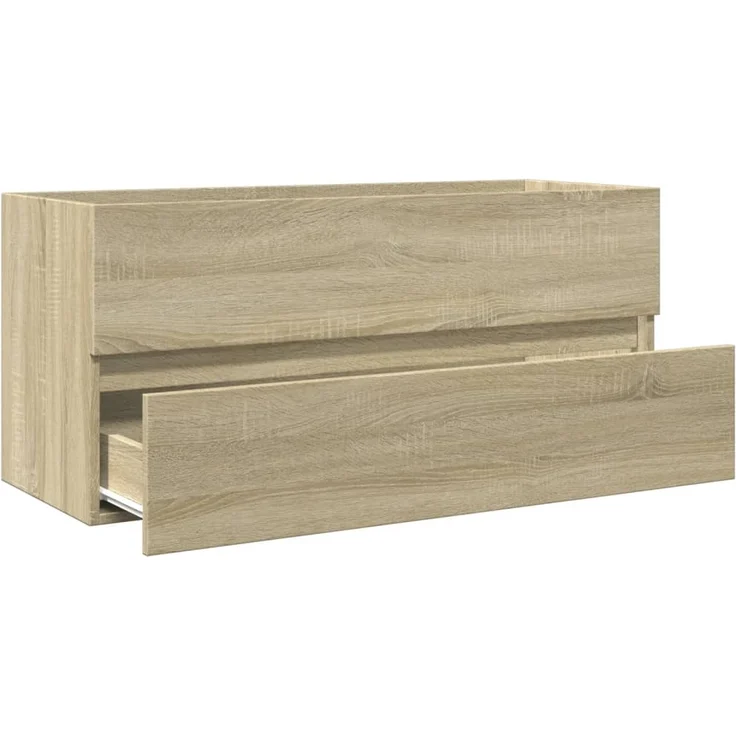 vidaXL Waschbeckenschrank Sonoma-Eiche 100x38,5x45 cm Holzwerkstoff 849639 – Bild 6