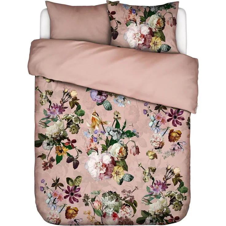 Essenza Bettwäsche Fleur Evening Rose Baumwollsatin, 200x200 cm