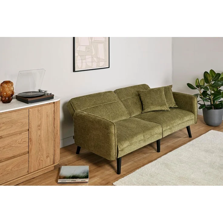 Jahnke SCHLAFSOFA Chillax LINE Boucle Opal Grün – Bild 9