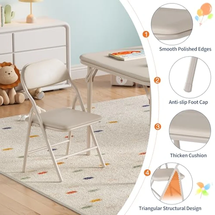 GarveeLife Tisch und Stühlen für Kinder – Bild 9