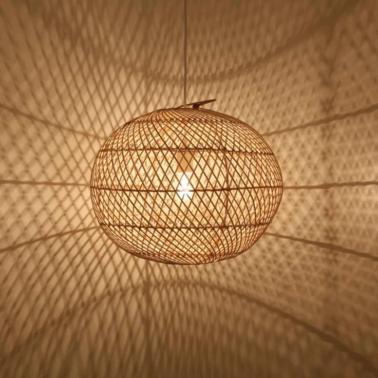 Rattan Lampe Ramia – Bild 7