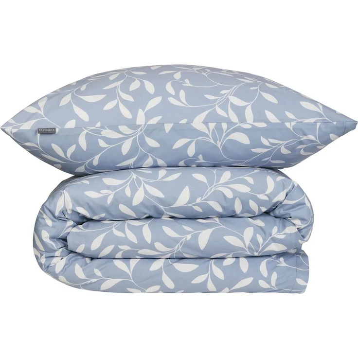 Schiesser Bettwäscheset Liliebeth - Renforcé - 2-teilig - 135 x 200 cm - Hellblau – Bild 2