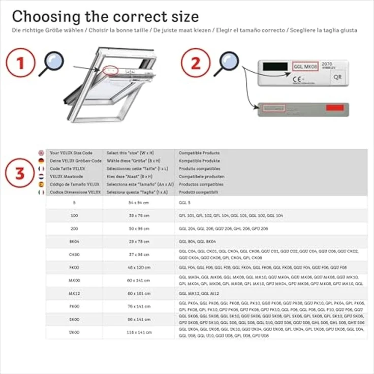 VELUX Hitzeschutz-Markise mit Haltekrallen MHL UK00 5060 Tageslicht & Hitzeschutz – Bild 2