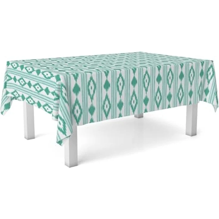 Martina Home Tischdecke, Wachstuch, Malorqué, Türkis, 240x140 cm – Bild 2