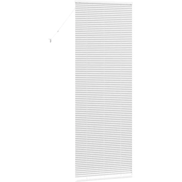 vidaXL Venezianische Jalousie Weiß 220 x 80 cm 25 mm Aluminium 42006018 – Bild 7