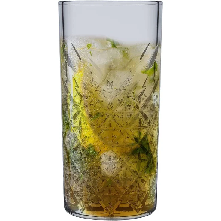 Pasabahce Timeless Trinkgläser Set, Glas grau, Set aus 4 Longdrinkgläsern – Bild 3