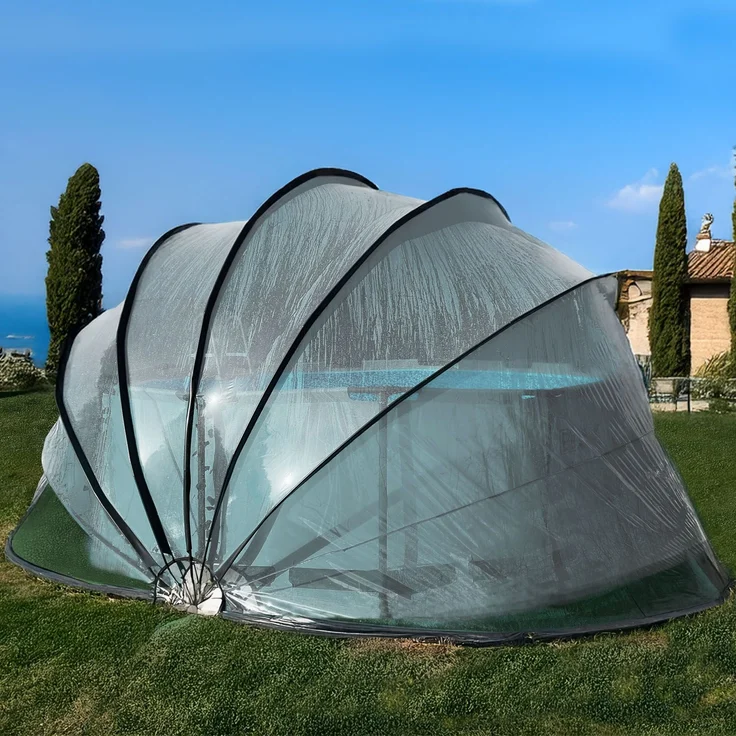 Miganeo Deluxe Cabrio Dome für Pools bis 366x132 cm | 240 cm hoch – Bild 2