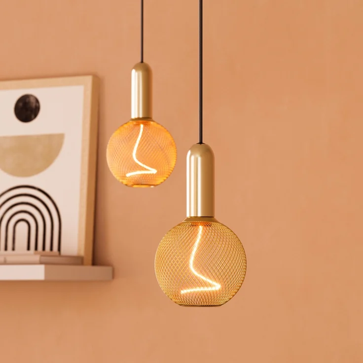 Osram LED Dekoleuchtmittel E27 Globe 125 18 Gold 3,5W dimmbar warmweiß – Bild 3